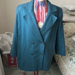 Custom made coat double breasted